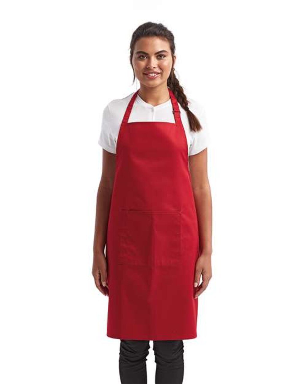 Artisan Collection by Reprime® Recycled Pocket Bib Apron Durable Eco Friendly Adjustable Neck Strap